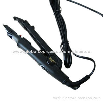 L-611 black Fusion Nail Flat Hair Extension Iron Connector Control/temperature Professional